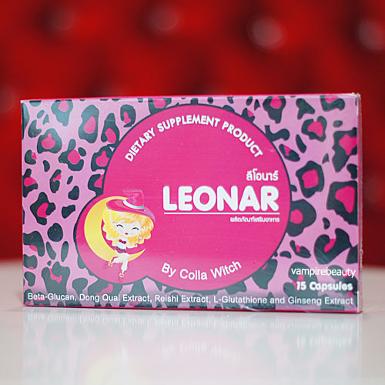 ลีโอนาร์ LEONAR ขาวใส ฟิต กระชับ : อาหารเสริมสำหรับผู้หญิง 